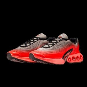Nike Air Max DN SE Running Mens Size 13 College Grey Bright Crimson Black